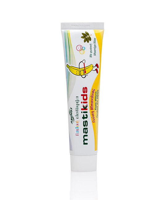Toothpaste for children with mastic & banana Toothpaste for children with mastic & banana