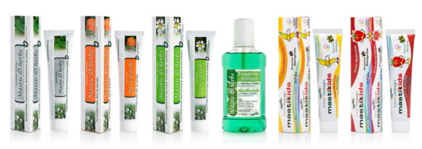 Toothpastes & mouthwash with Mastic