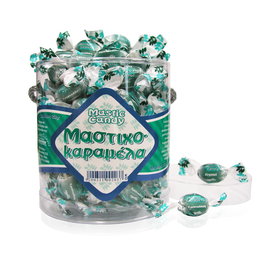 Mastic Candy Crystal Plastic Oval Mastic Candy Crystal Plastic Oval