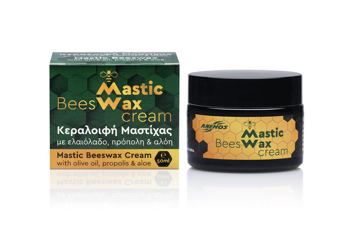 Mastic bees wax with bio olive oil. Jar 50ml Mastic bees wax with bio olive oil. Jar 50ml